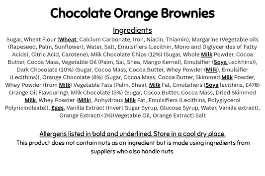 Chocolate Orange Brownies