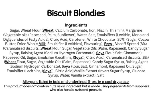 Biscuit Blondies