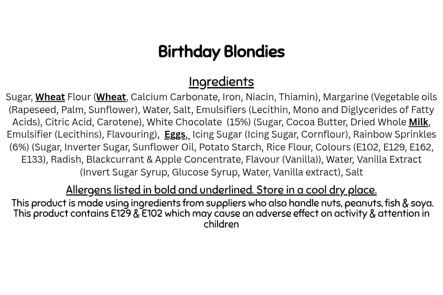 Birthday Blondie