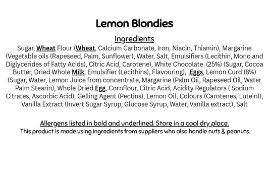 Lemon Blondies