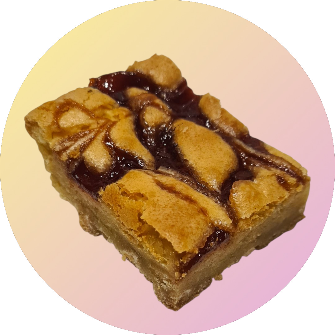 Raspberry & White Chocolate Blondies