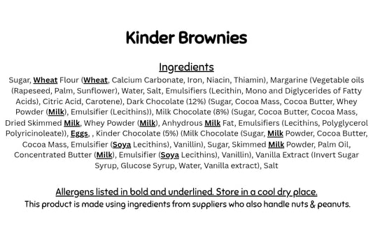 Kinder Brownies