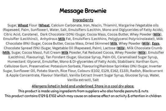 Message Brownie