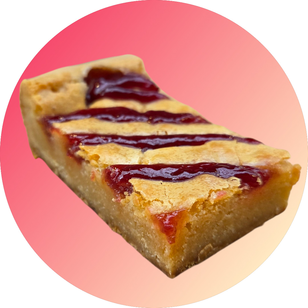Raspberry & White Chocolate Blondies