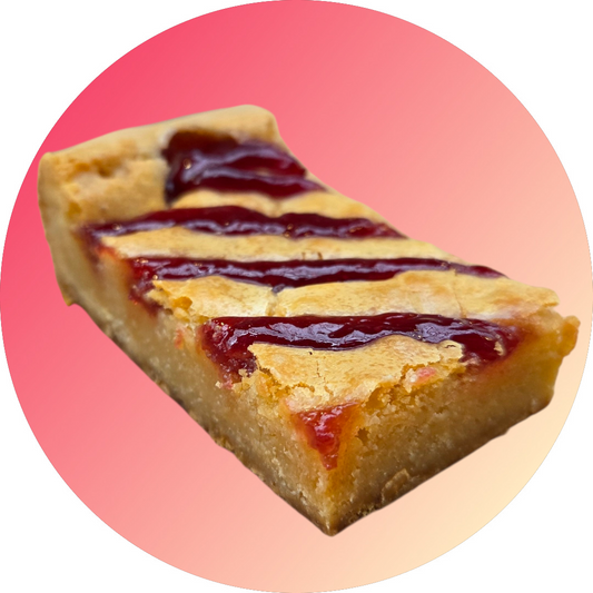 Raspberry & White Chocolate Blondies