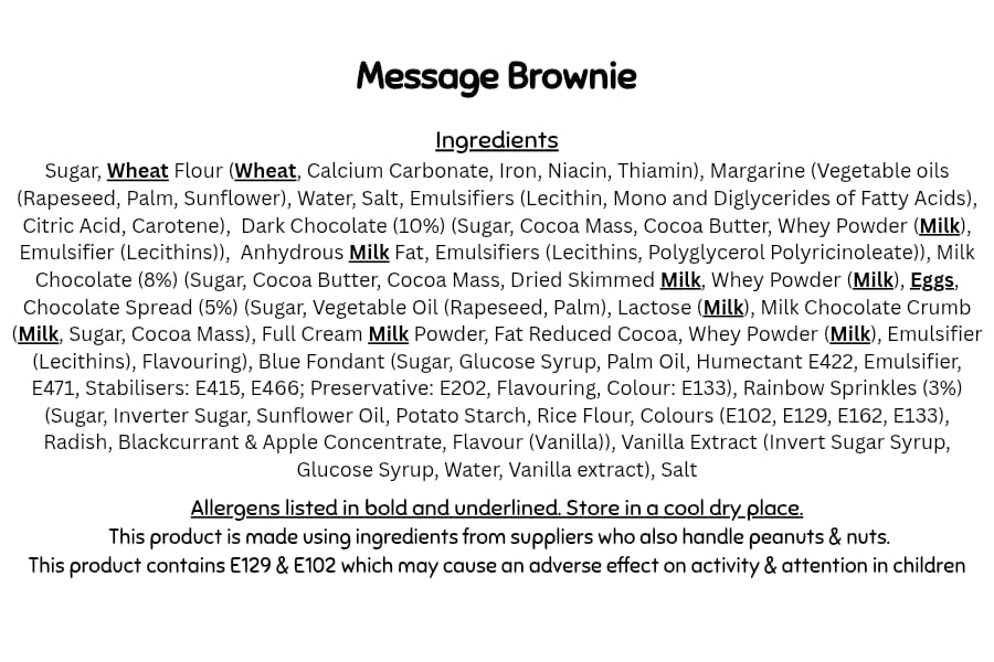 Message Brownie